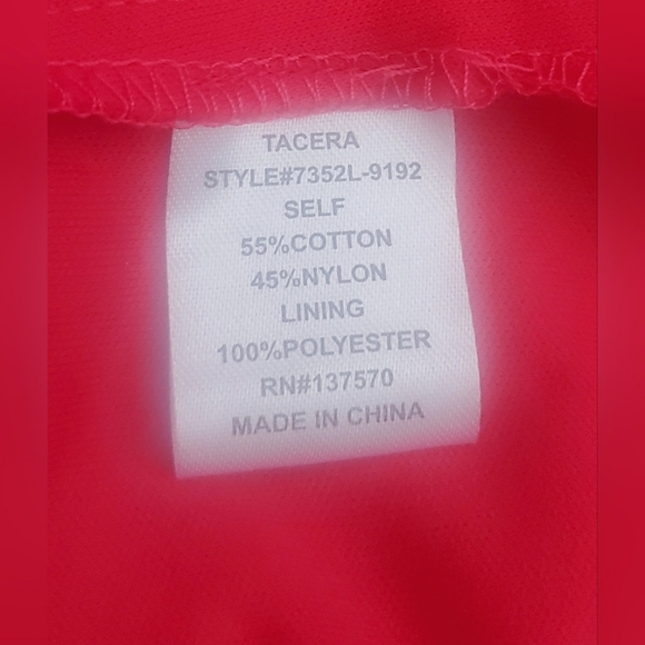 NWT Tacera Lace Sleeveless Sheath Cocktail Summer Dress Raspberry Red Size Small - Picture 4 of 12